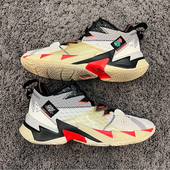 Air Jordan Nike Zoom Russell Westbrook Why Not Zer0.3 CD3003-101 Size 12 Crimson - Picture 6 of 10